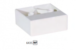 Nóżka meblowa 6435 25mm Biały mat 