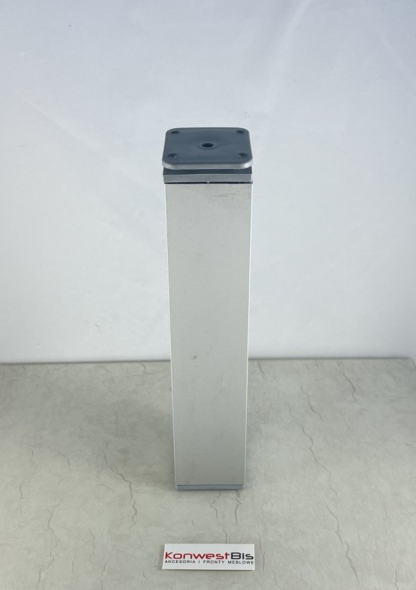 Nóżka meblowa kwadratowa 40x40 200mm Aluminium