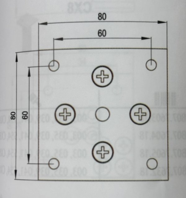 Nóżka meblowa R20 średnica 60mm wys. 120mm Biały