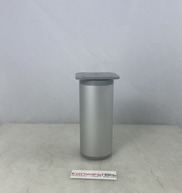Nóżka meblowa okrągła 60mm Aluminium