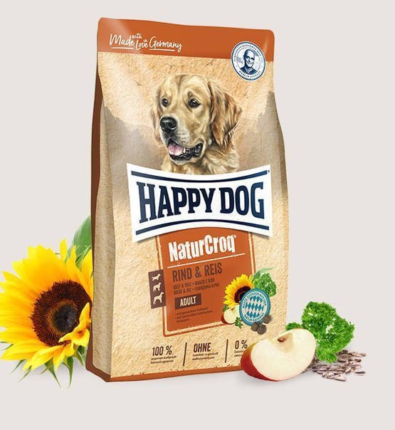 Happy Dog NaturCroq wołowina ryż 15kg