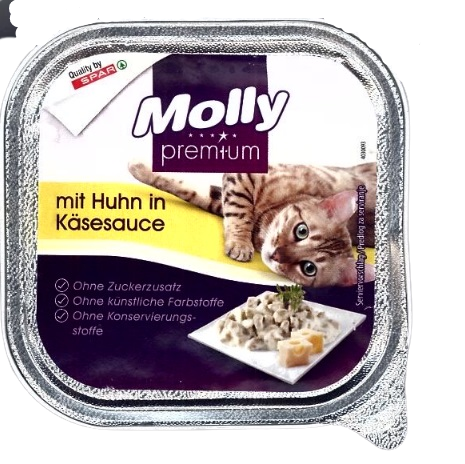 Molly szalka 100g dla kota kurczak w serowym sosie