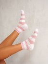 Skarpety Milena 0989-003 Ażur Paski 37-41