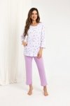 Piżama Regina 723 7/8 2XL-3XL Z25/26 damska rozpinana