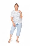 Piżama Martel Maria I 200 kr/r 3XL-4XL damska rozpinana