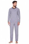 Piżama Regina 592 dł/r Frotte 2XL-3XL męska