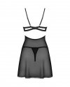Komplet Obsessive Nutris Babydoll & Thong XS-2XL