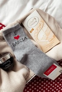 Skarpety Milena 0200-133 I Love Babcia 37-41