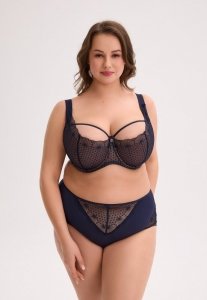 Biustonosz Semi Soft Gaia BSM 1323 Veda Maxi Granatowy
