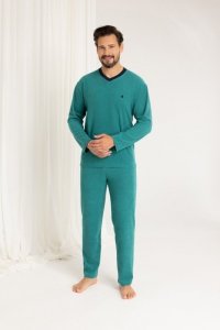 Piżama Regina 489 dł/r Frotte M-XL męska