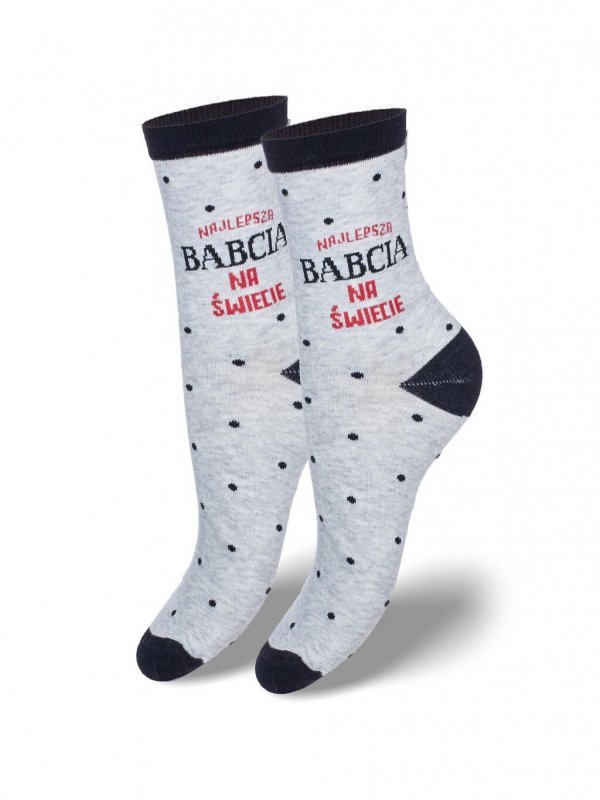 Skarpety Milena 0200-039 Najlepsza Babcia 37-41