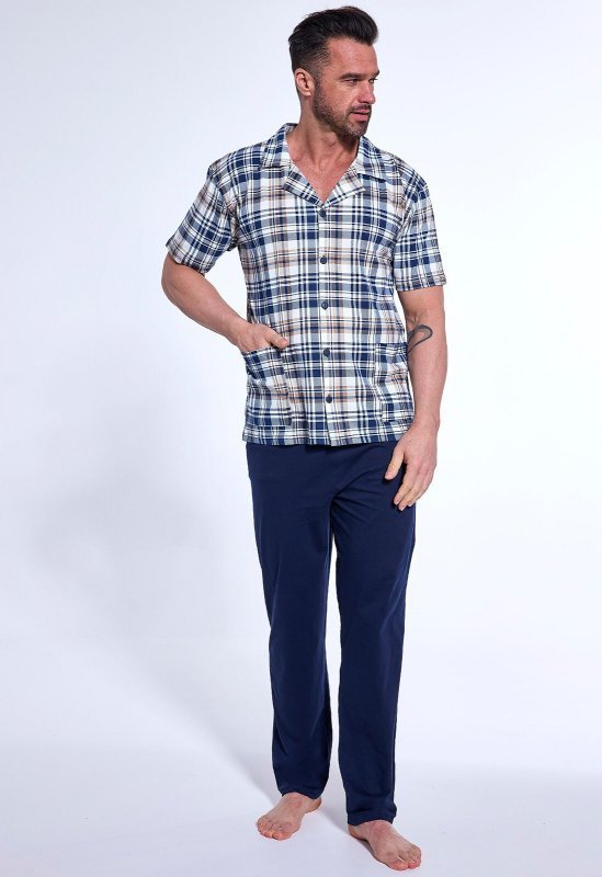 Piżama Cornette 318/54 kr/r 3XL-5XL męska rozpinana