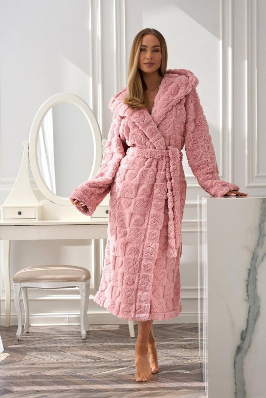 Szlafrok L&L 2554 Valentine długi S-2XL damski