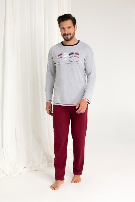 Piżama Regina 487 dł/r M-XL Z25/26 męska