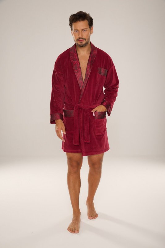 Szlafrok De Lafense 866 Noble M-2XL męski