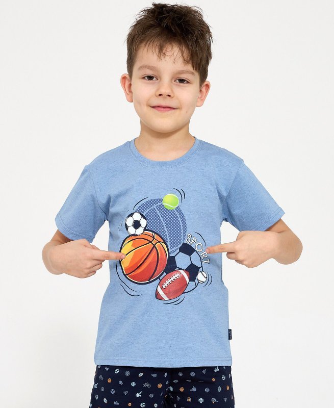Piżama Cornette Kids Boy 789/126 Sport kr/r 86-128