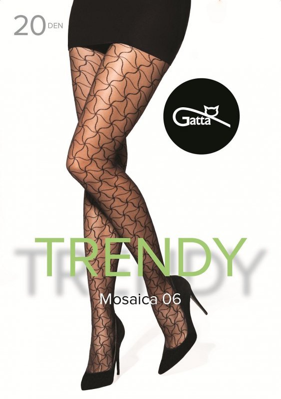 Rajstopy Gatta Trendy Mosaica wz.06 20 den 2-4