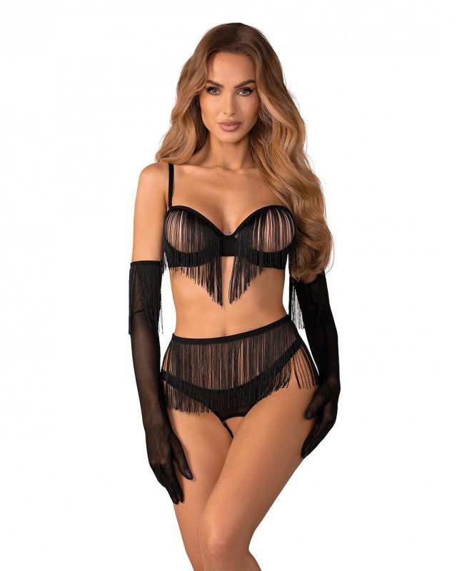 Komplet Obsessive Rossay S-3XL