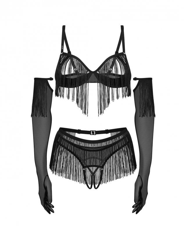 Komplet Obsessive Rossay S-3XL