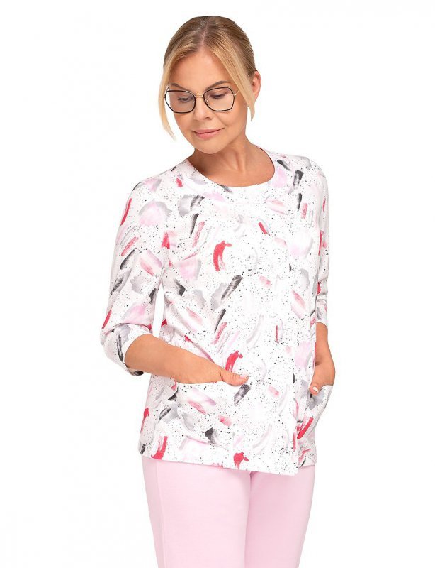 Piżama Martel Maria II 201 3/4 3XL-4XL damska rozpinana