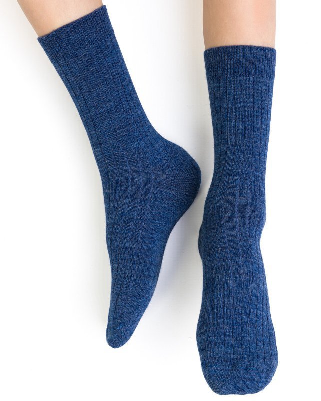 Skarpety Steven art.130 Merino Wool Prążek Dziecięce 20-25