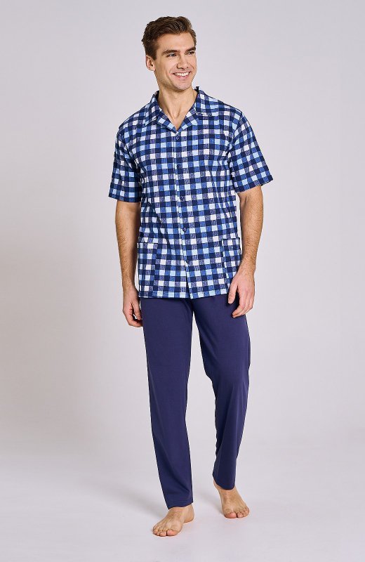 Piżama Taro Sammuel 3183 kr/r M-2XL L24 męska rozpinana