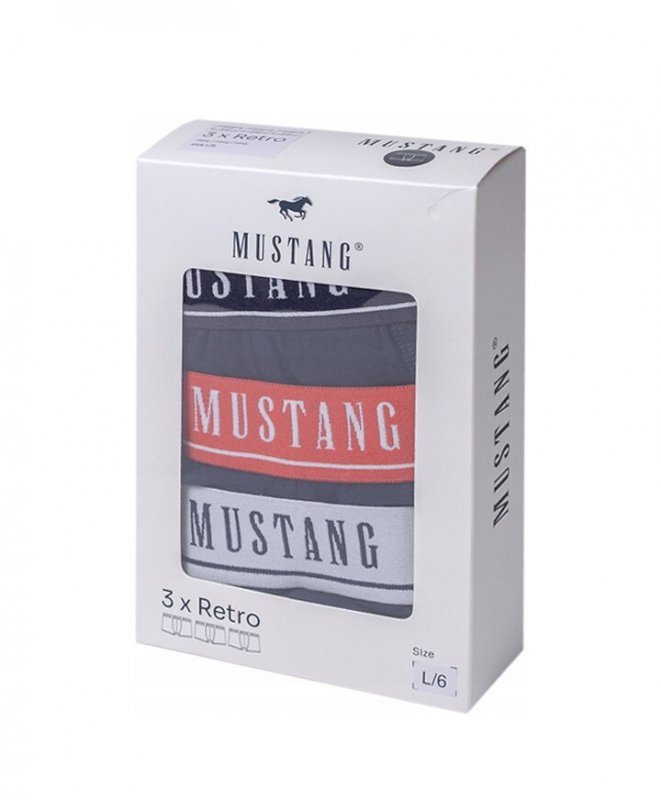 Bokserki Mustang 4225-1003 Retro A'3 M-2XL