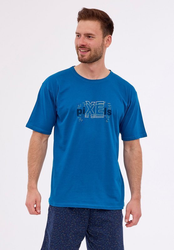 Piżama Cornette 326/274 Pixels kr/r S-2XL męska