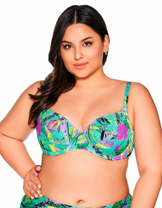Biustonosz kąpielowy soft Ava SK 211 Vibrant Green