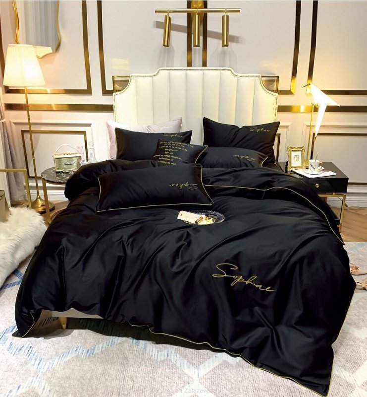 Komplet pościeli Cotton World Mikrowłókno Haft FHL-2605 160x200