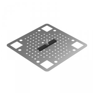 Płytka mocująca CWL montowana pod membranę/papę w zestawie z 1 śrubą 50mm i gumową podkładką