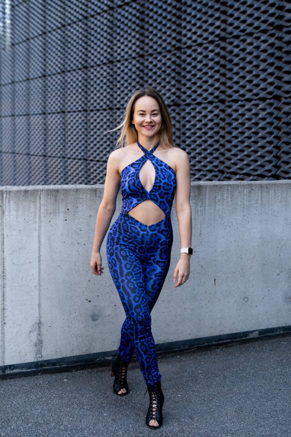 Kombinezon Sombra - niebieska pantera