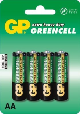 GP Bateria cynkowo-chlorkowa R6 Greencell BL/4