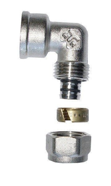 Kolano skręcane 90 20x1/2 PEX-GW