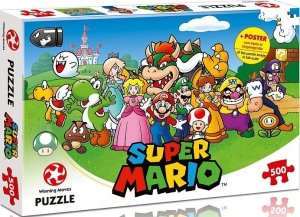 Super Mario. Puzzle 500 elementów 