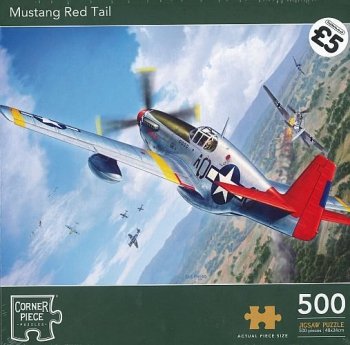 Mustang Red Tail. Puzzle 500 elementów