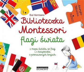 Biblioteczka Montessori. Flagi świata