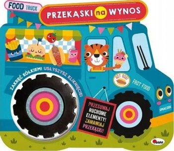 Food track. Przekąski na wynos. Z ruchomym kółkiem