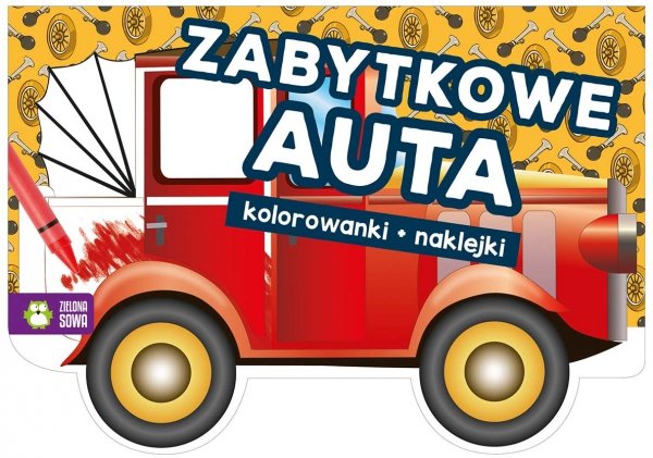Wesołe auta. Kolorowanki i naklejki
