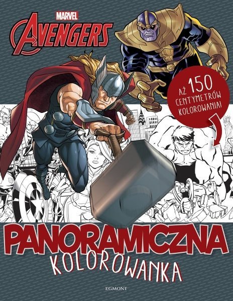 Marvel Avengers. Panoramiczna kolorowanka, Teofila Ruszczyk