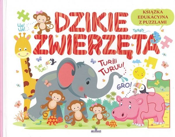 Dzikie zwierzęta. Książka z puzzlami, Jarek Żukowski