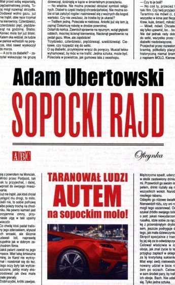 Sopocki rajd, Adam Ubertowski