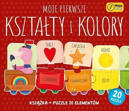 Moje pierwsze kształty i kolory. Książka + puzzle 20 elementów