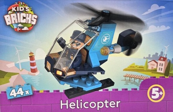 Helikopter. Kid’s Bricks. 44 elementy