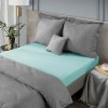 Prześcieradło jersey z gumką 120x200 cm z bawełny kolor miętowy 125 g/m2 Design 91