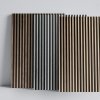 Lamele ścienne Asti 12,2cm x 270cm - Srebrny - Lamelio