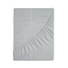 Prześcieradło jersey z gumką 160x200 cm z bawełny kolor srebrny 125 g/m2 Design 91