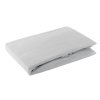 Prześcieradło jersey z gumką 140x200 cm z bawełny kolor srebrny 125 g/m2 Design 91 