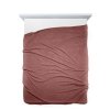 Koc z efektem 3D z wytłaczanym wzorem jodełki D91 Cindy3 170x210 cm Różowy