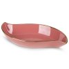 PATERA DEKORACYJNA SIBEL (02) 36 X 19 X 6 CM CIEMNORÓŻOWY
